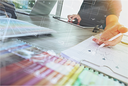 御社の商品に売る為の
					ストーリーのご提案からデザイン迄を一貫して行います。